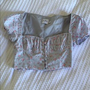 Princess Polly floral crop top